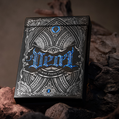 Deal with the Devil (Cobalt Blue) UV Playing Cards by Darkside Playing Card Co